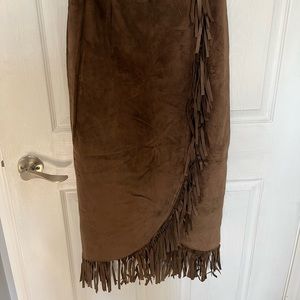 Suede Danier Leather skirt